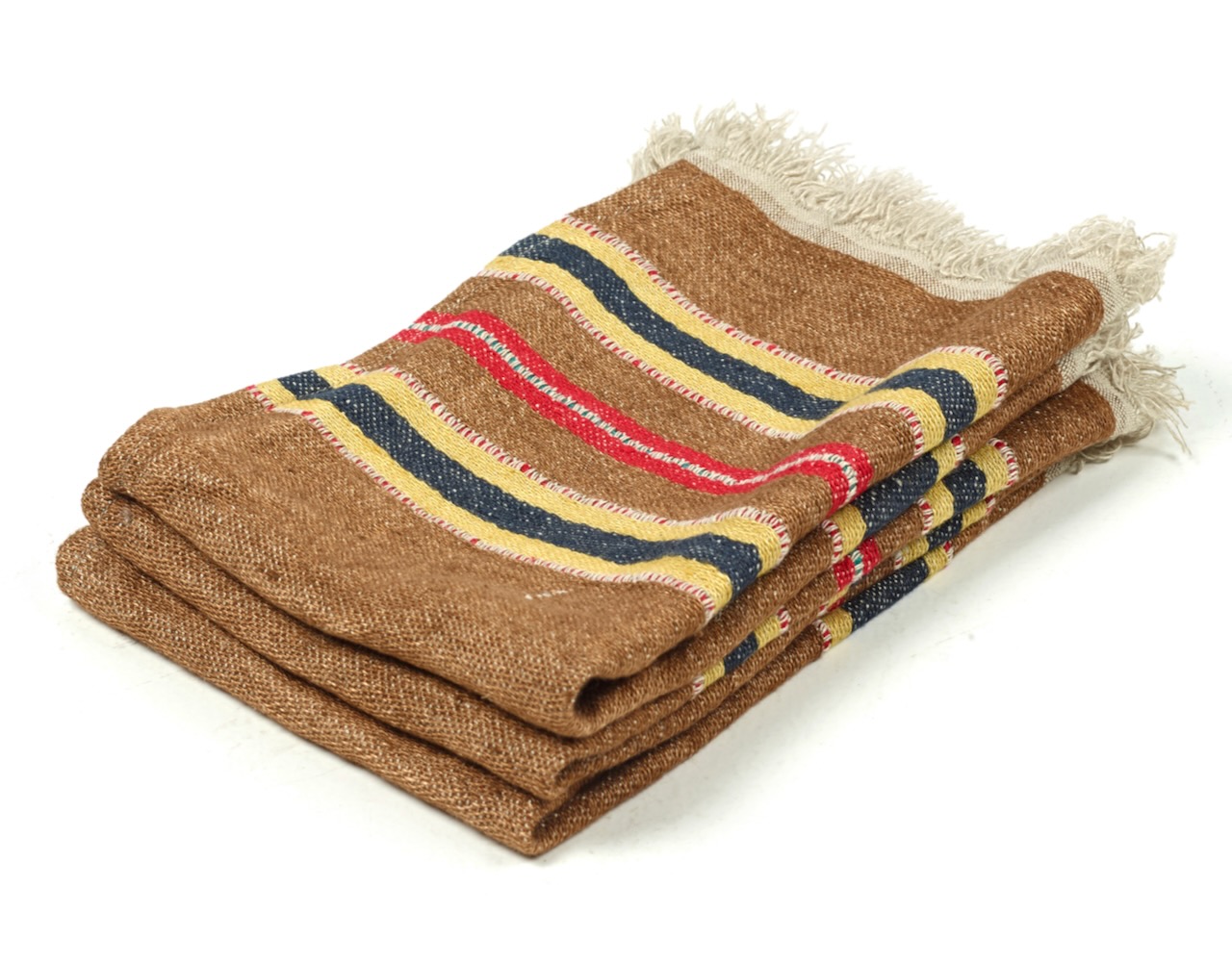 Libeco Tischset Camp Stripe cognac/blau/gelb/rot Libeco Tischset Camp Stripe cognac/blau/gelb/rot