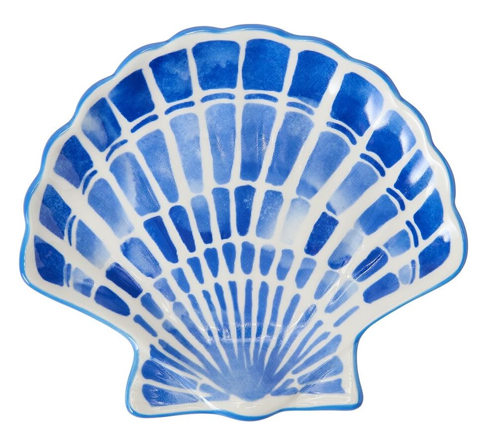 Lexington Teller Muschel weiß/blau
