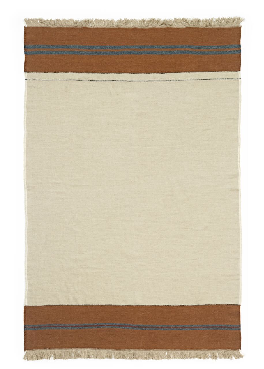 Libeco Plaid Highland stripe nnatur/braun/grau/lederbraun