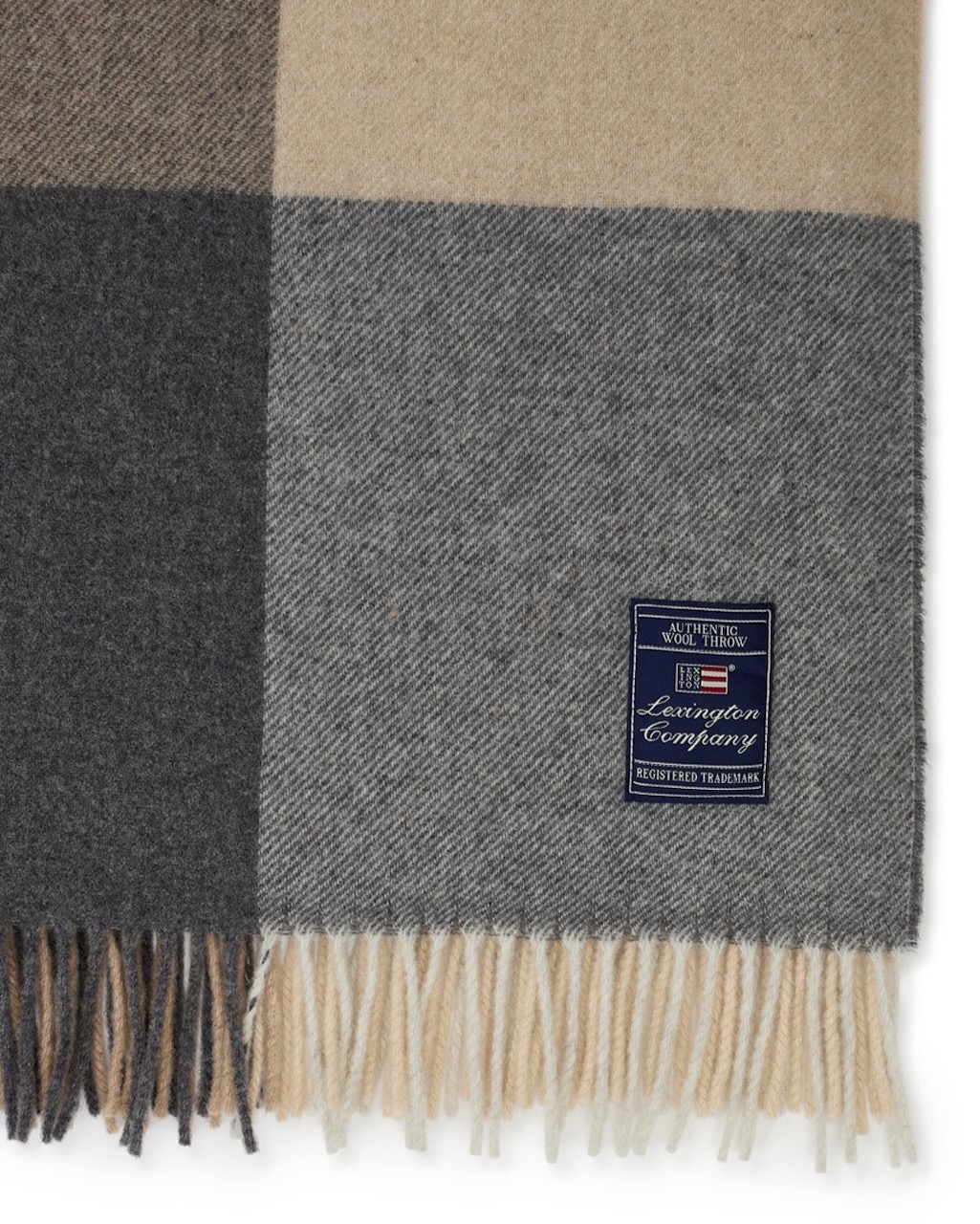 Lexington-Plaid-Wool-Throw-beige-grau-nah-Leben-Stil