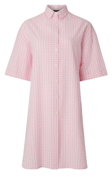 Lexington Nightshirt Seersucker Lucy rosa/weiß M