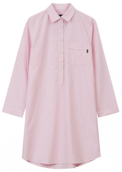 Lexington Nightshirt Bio rosa/weiß