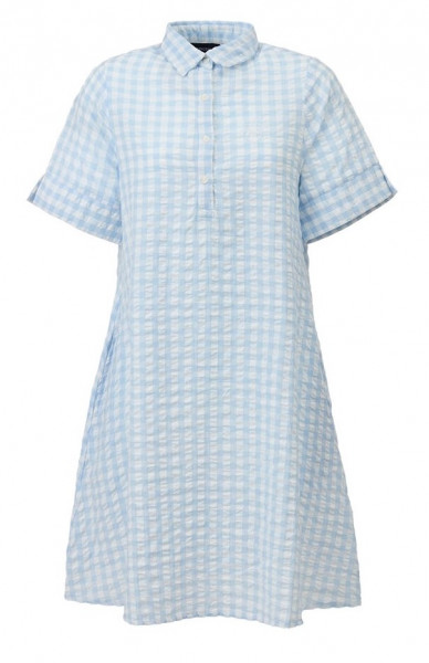 Lexington Nightshirt Seersucker Hailey blau/weiß M