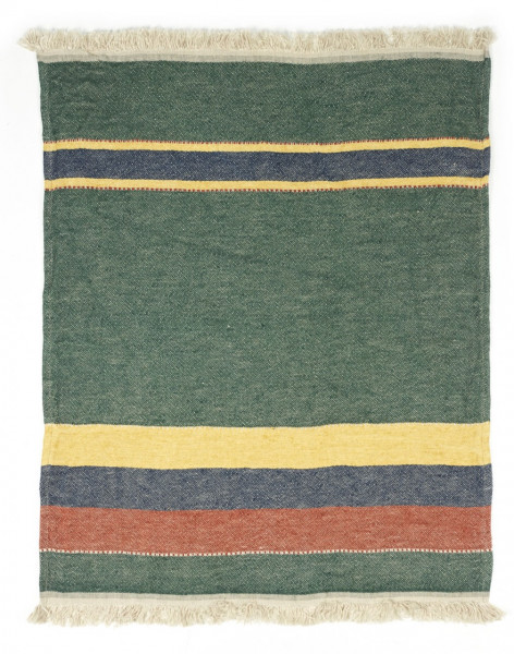 Libeco Leinenplaid Spruce grün/blau/gelb/rot