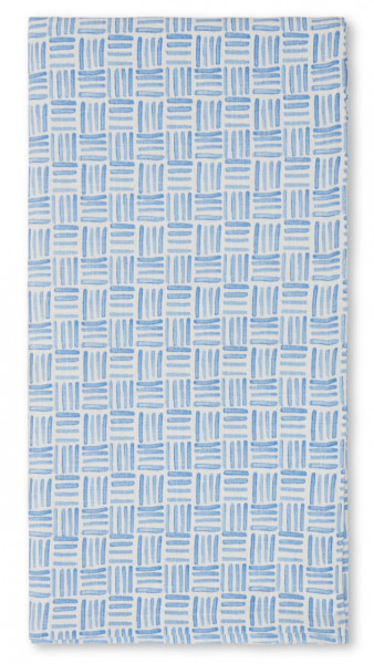 Lexington Tischdecke Graphic blau/weiß
