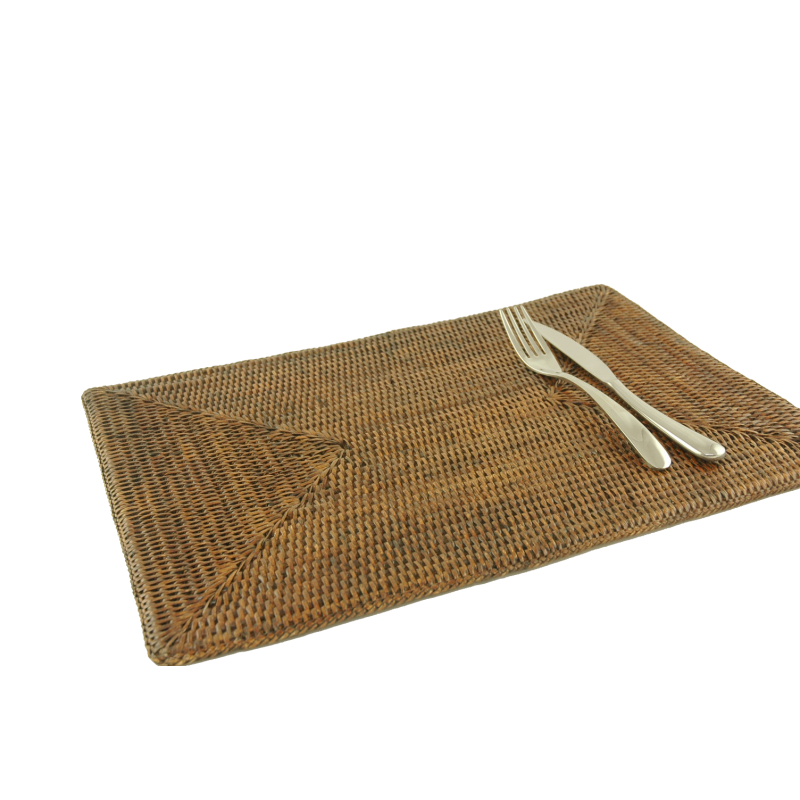 Tischset rechteckig Togo braun | Tischsets | Tischwäsche | Essen | Leben  mit Stil