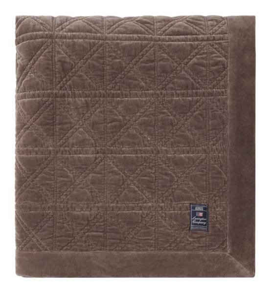 Lexington Tagesdecke Velvet Quilt braun