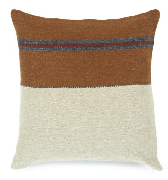 Libeco Kissenbezug Highland Leather natur/braun/smoke/lederbraun