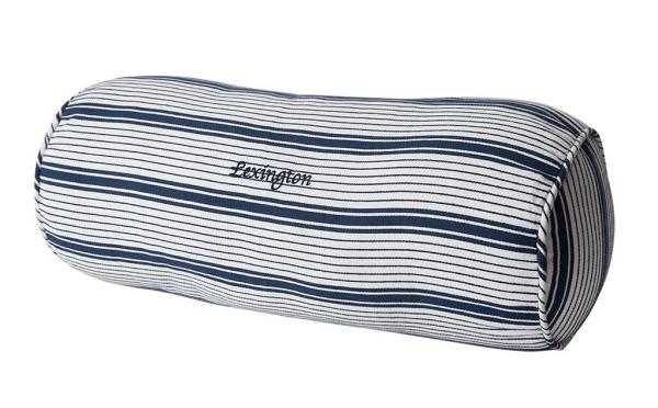 Lexington Nackenrolle Stripe navy/weiß 55x20 cm