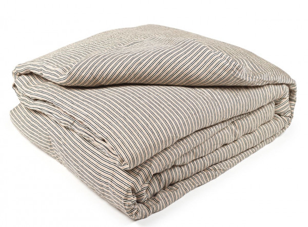 Libeco Bettwäsche San Gabriel Stripe natur/anthrazit/braun
