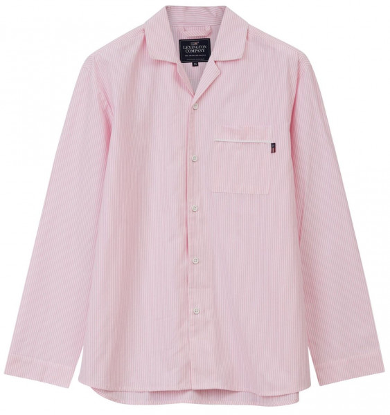 Lexington Pyjama Bio rosa/weiß