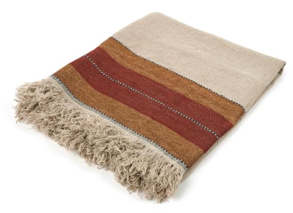 Libeco Plaid Hillside flachs/ingwer/rost/smoke