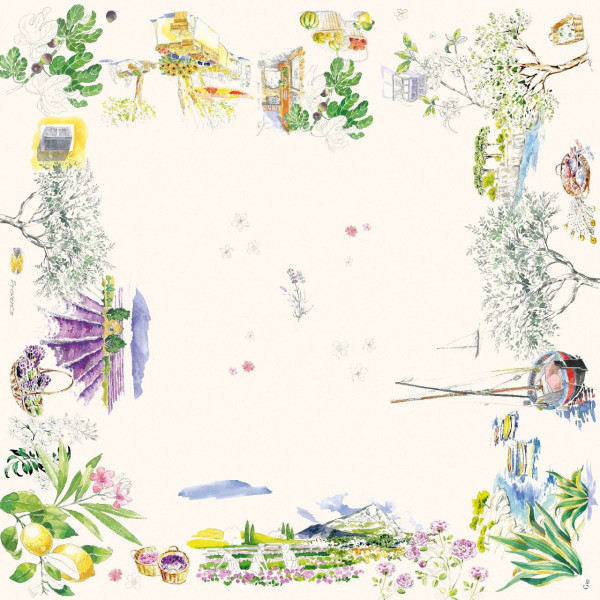 Gien Tischdecke Provence 170x170 cm