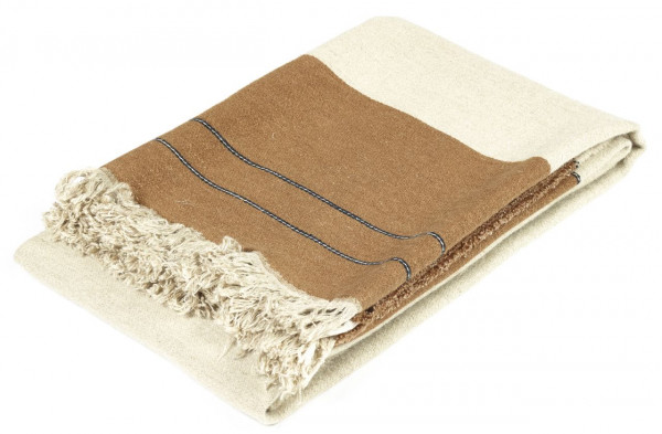 Libeco Plaid Gus natur/braun