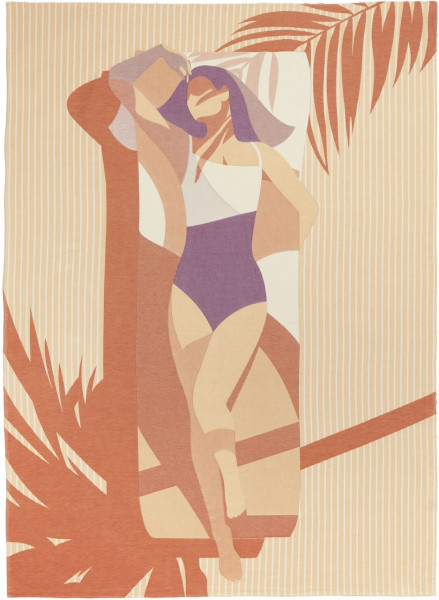 Leitner Leinen Strandtuch Sunbather