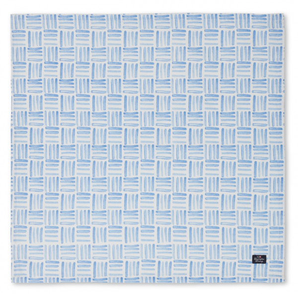 Lexington Serviette Graphic blau/weiß