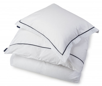 Lexington Kissenbezug Star Frame weiß/navy weiß/navy, 40 x 40 cm