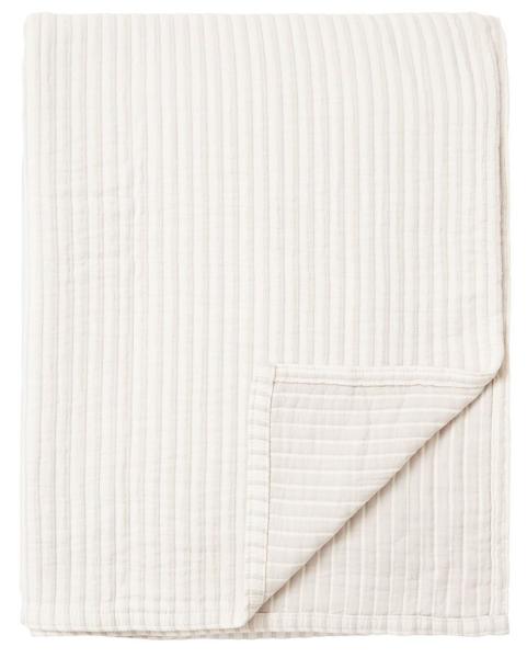 Lexington Tagesdecke Stripe offwhite/hellgrau